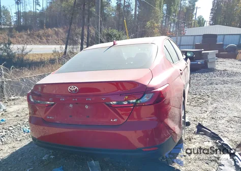 2025 Toyota Camry Le from USA, damaged, VIN 4T1DAACK9SU054065